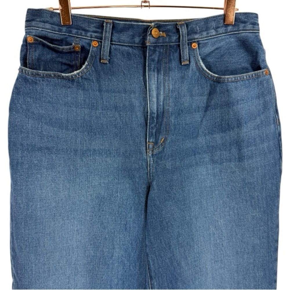 Madewell Baggy Straight Jeans Dark Worn Indigo‎ Wash Size 30 Denim Casual - Picture 7 of 11